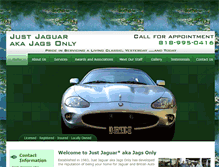 Tablet Screenshot of justjaguar.net